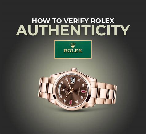 check Rolex authenticity